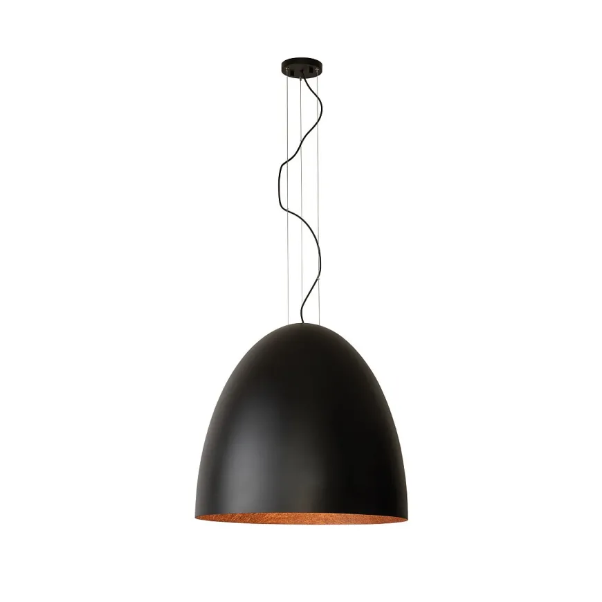 Egg Black-Copper XL - Nowodvorski - lampa wisząca