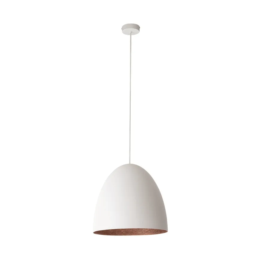 Egg White-Copper M - Nowodvorski - lampa wisząca
