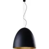 Egg Xl Black-Gold 9026 - Nowodvorski - lampa wisząca nowoczesna