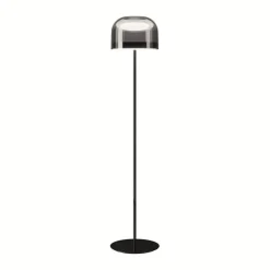 Equatore H175 szary, chrom - Fontana Arte - lampa podłogowa