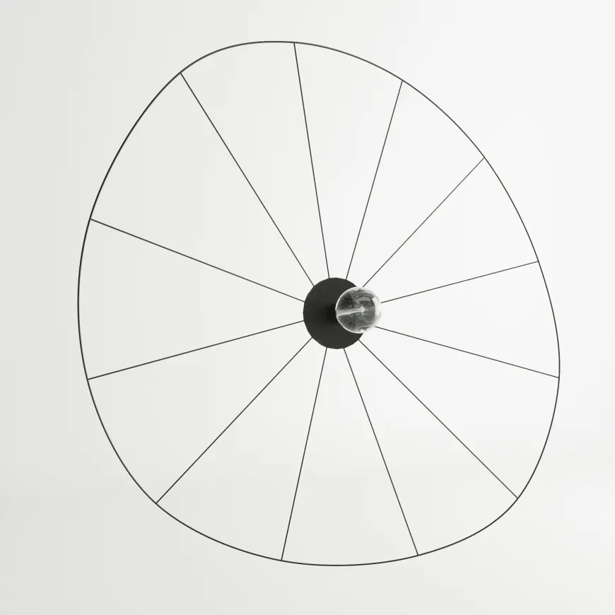 Eskola 110 Czarny - THORO - lampa ścienna