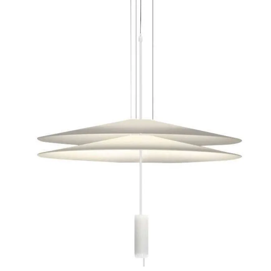 Flamingo Ø70 biały matowy - Vibia - lampa góra/dół