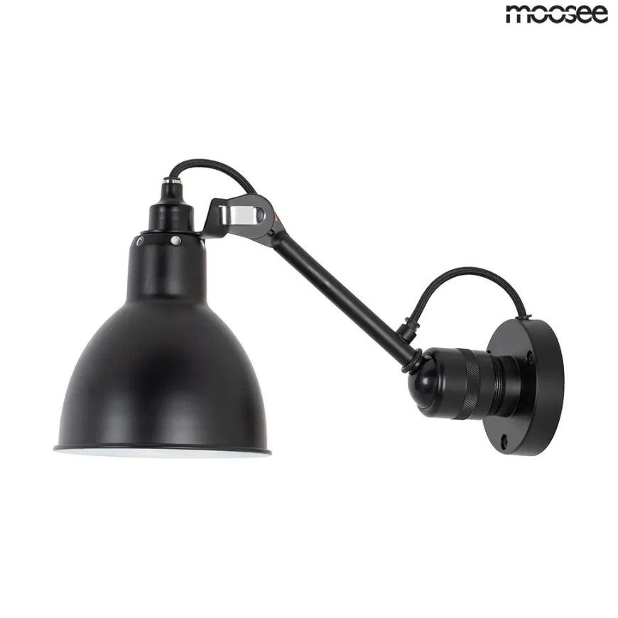 Frank Czarna - Moosee - lampa ścienna