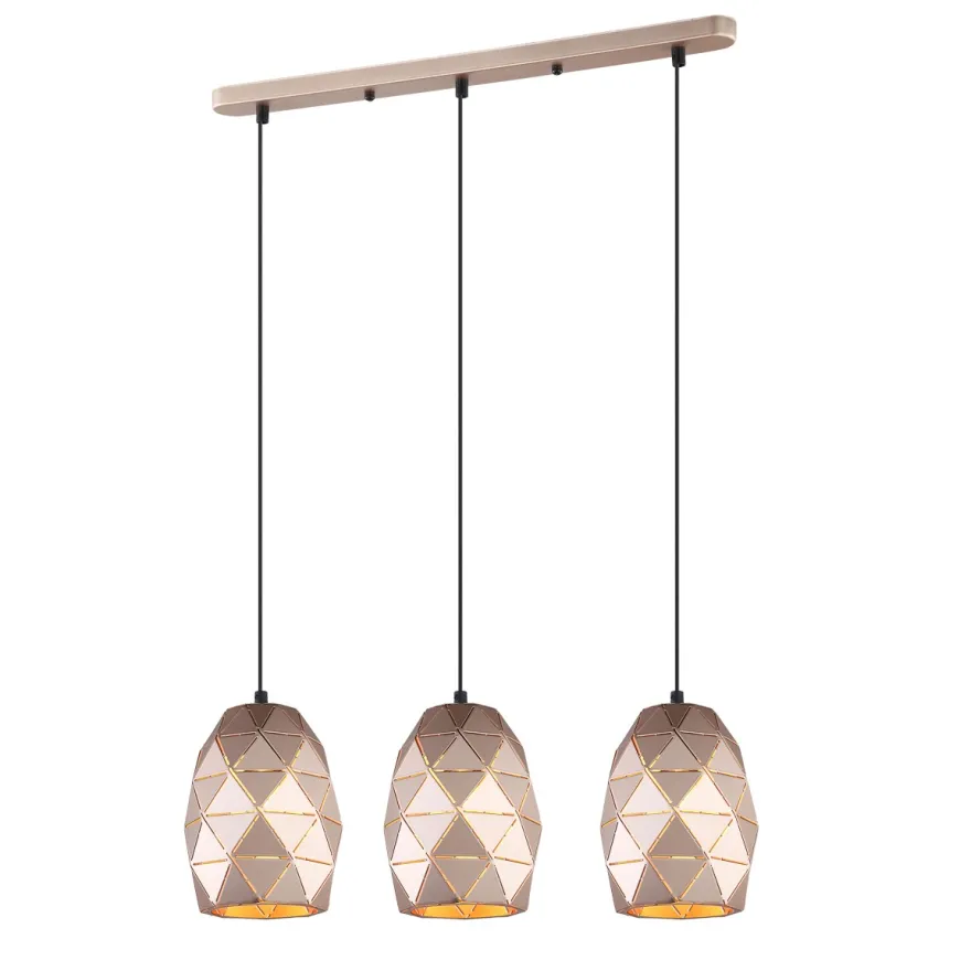 Harley Champagne Gold III - Italux - lampa wisząca