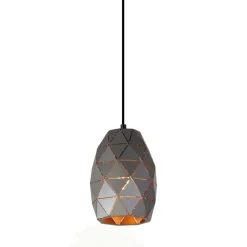 Harley Graphite+Gold - Italux - lampa wisząca