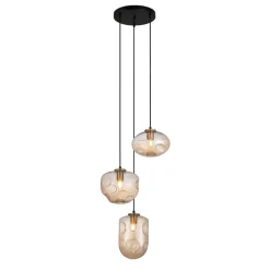 Hatella III gold Ø48 - Italux - lampa wisząca nowoczesna