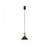 Hermanos A Black-Solid Brass - Nowodvorski - lampa wisząca nowoczesna