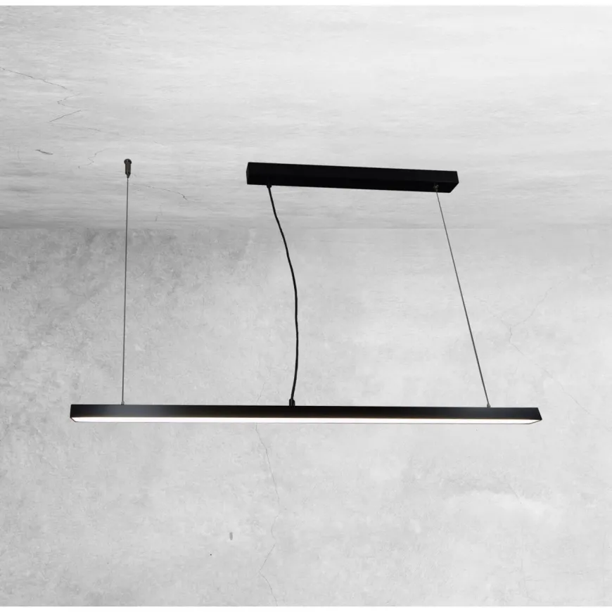 Hiate Line 120 (czarny) 3000K - Antigo - lampa wisząca