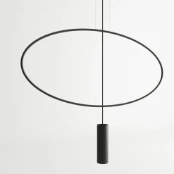 Holar 1 Czarna - THORO - lampa wisząca