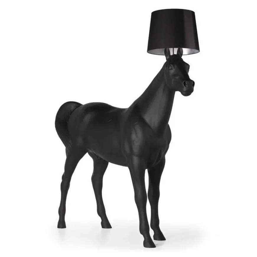Horse Lamp H240 czarny - Moooi - lampa podłogowa