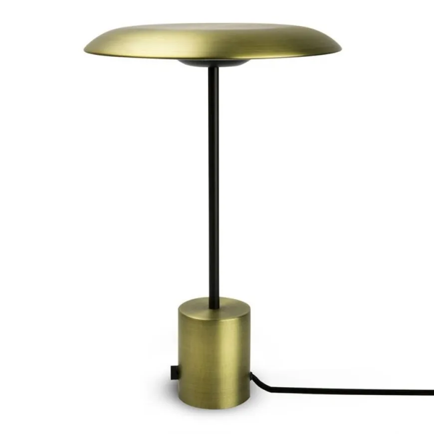 Hoshi H40 czarny, złoty - Faro - lampa biurkowa