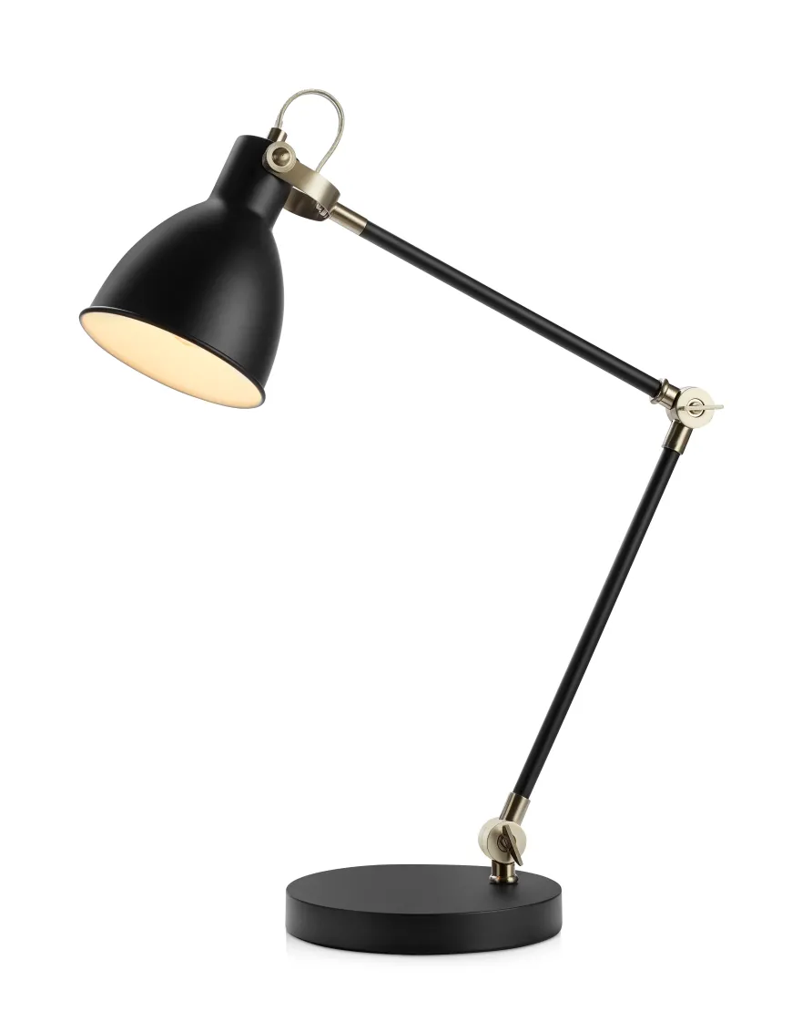 House Black - Markslöjd - lampa biurkowa