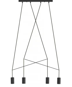 Imbria Black Iv 9192 - Nowodvorski - lampa wisząca nowoczesna