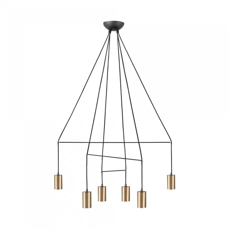 Imbria Brass Vi L130 - Nowodvorski - lampa wisząca nowoczesna