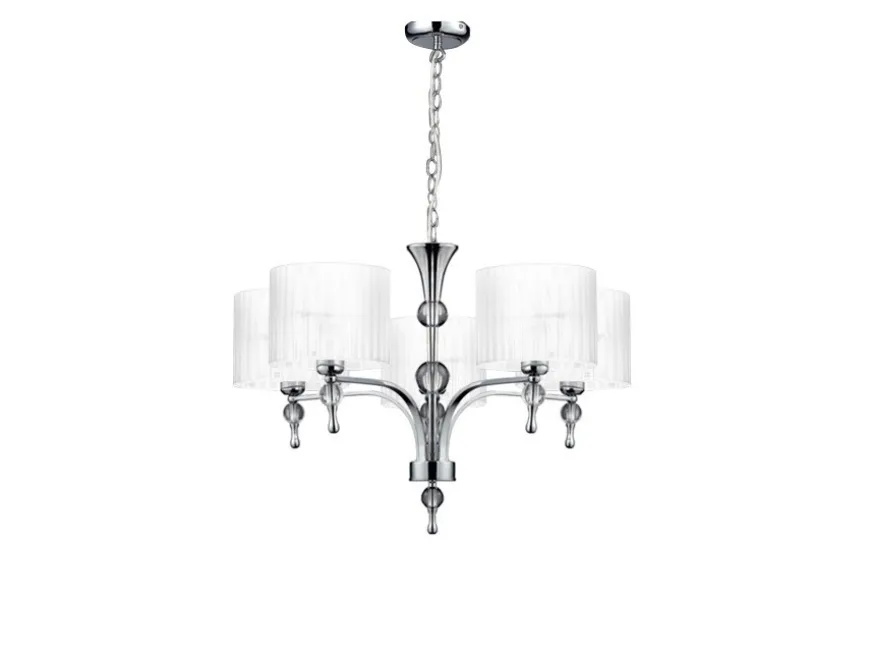Impress 5 White - Azzardo - lampa wisząca
