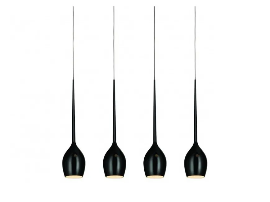 Izza 4 Black - Azzardo - lampa wisząca