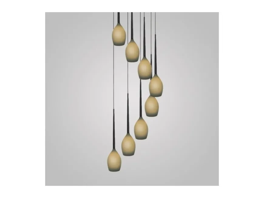 Izza 8 Olive - Azzardo - lampa wisząca