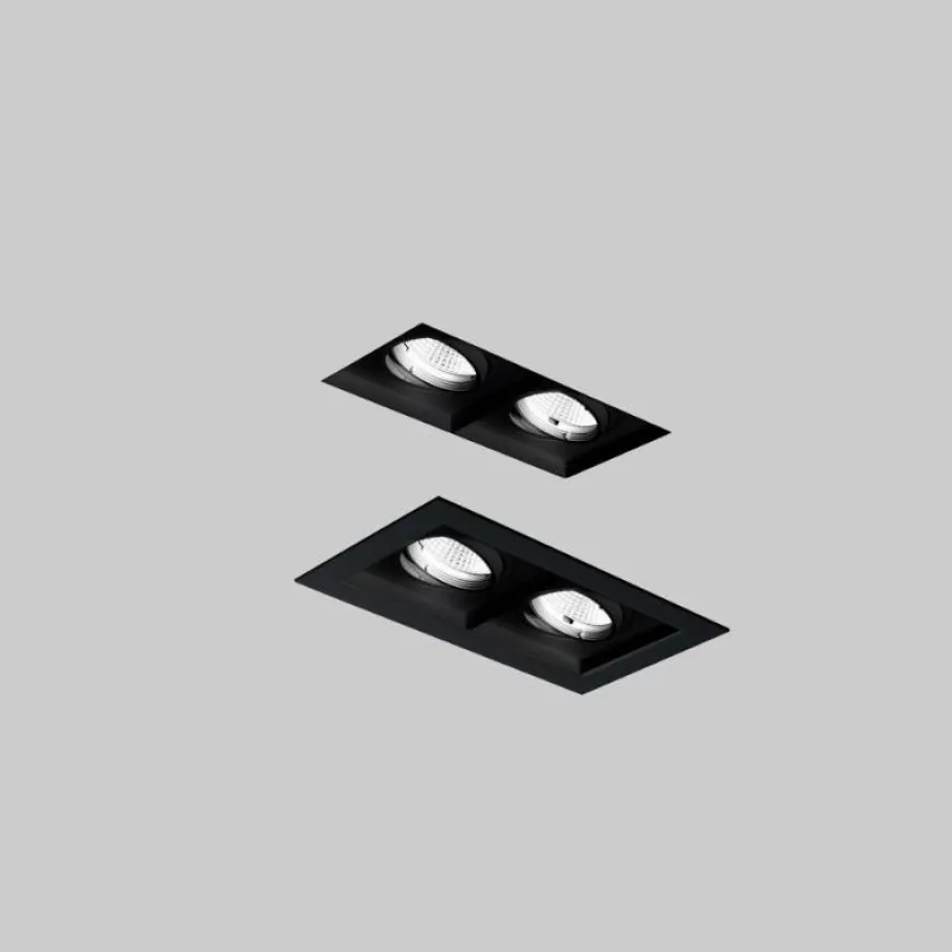 Karo Mini 2 lamps czarny - XAL - oprawa wpuszczana