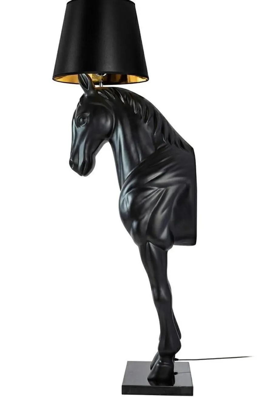 Koń Horse Stand M Czarna - King Home - lampa podłogowa