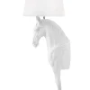 Koń Horse Stand S Biała - King Home - lampa podłogowa