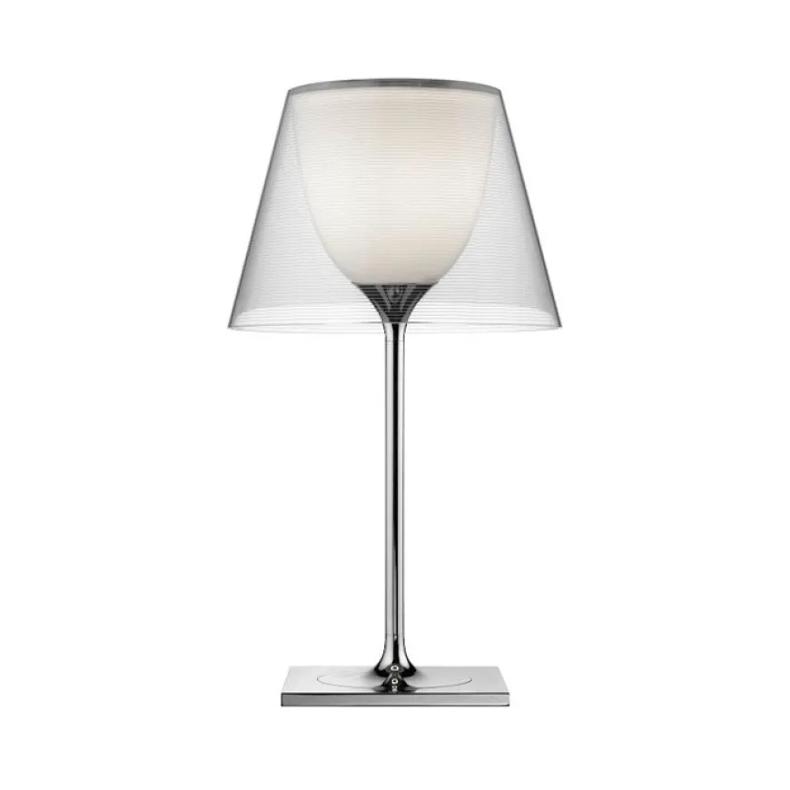 Ktribe T1 H56 chrom, przezroczysty - Flos - lampa biurkowa