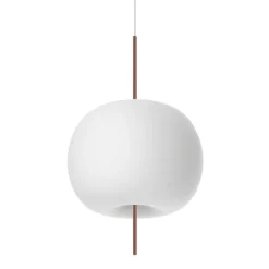 Kushi 33 Ø33 biały, miedź - KDLN - lampa wisząca