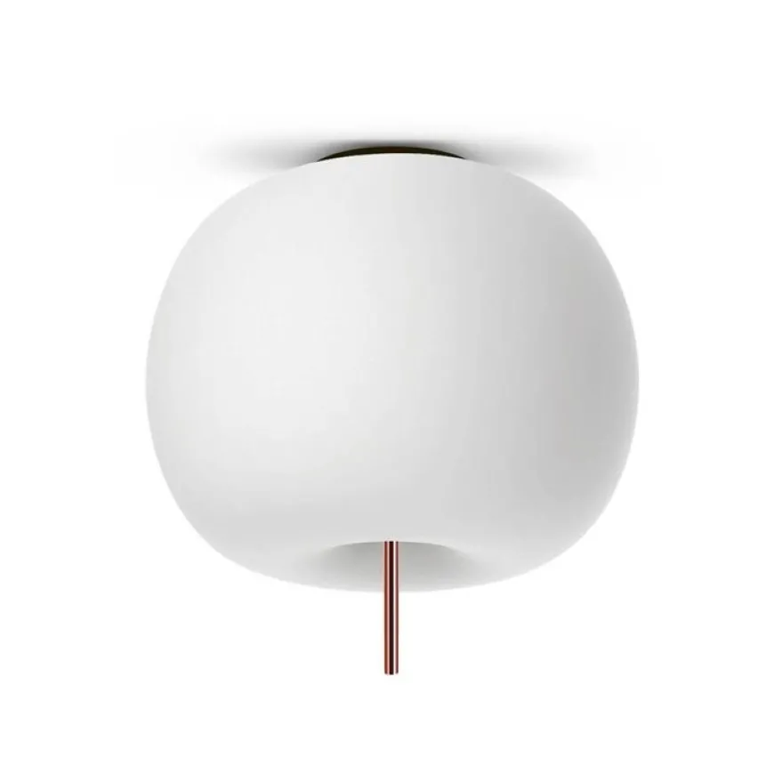 Kushi 16 Ø16 biały, miedź - KDLN - lampa sufitowa