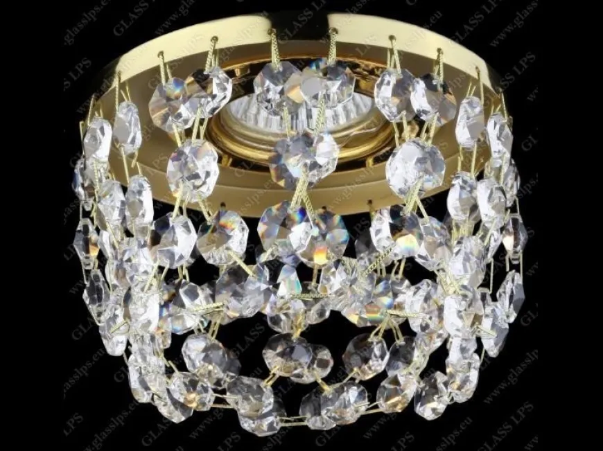 L17 566/01/6 - Glass LPS - oprawa wpuszczana kryształowa
