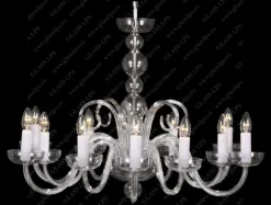 L11 905/12/0; F 1 floor, long, Ni - Glass LPS - kryształowy żyrandol