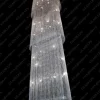 L15 644/40/6; F 3 floor, Ni - Glass LPS - kryształowa lampa sufitowa