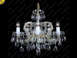 L14 001/05/1; F cut - Glass LPS - kryształowy żyrandol