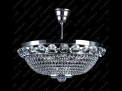 L15 166/04/6; F tube, Ni - Glass LPS - kryształowa lampa sufitowa