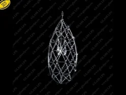 L17 060/01/6; Ni - Glass LPS - kryształowy żyrandol
