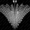 L17 555/18/4; Ni - Glass LPS - kryształowa lampa sufitowa