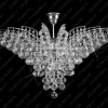 L17 555/11/4; Ni - Glass LPS - kryształowa lampa sufitowa