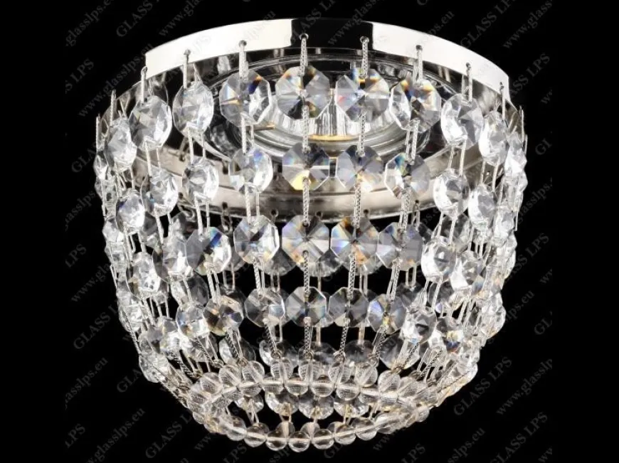 L17 563/01/6, Ni - Glass LPS - oprawa wpuszczana kryształowa