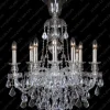 L11 892/10/1-A, 2; SILVER - Glass LPS - kryształowy żyrandol