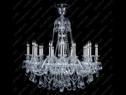 L11 892/16/1-A, 2; SILVER - Glass LPS - kryształowy żyrandol