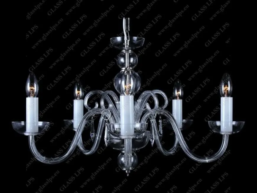 L11 905/12/3-H; F 1 floor, Ni - Glass LPS - kryształowy żyrandol
