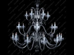 L11 901/24/3-H; Ni - Glass LPS - kryształowy żyrandol