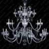 L11 901/24/3-H; SILVER - Glass LPS - kryształowy żyrandol