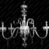 L11 901/05/3-H; SILVER - Glass LPS - kryształowy żyrandol