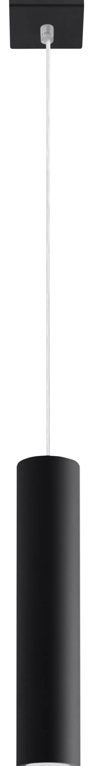 Lagos 1 Czarny - SOLLUX LIGHTING - lampa wisząca