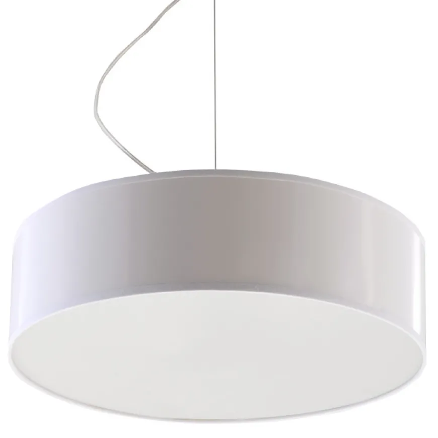 Lampa Wisząca ARENA 35 Biała - Sollux