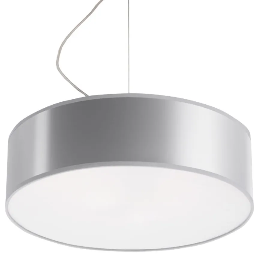 Lampa Wisząca ARENA 35 Szara - Sollux