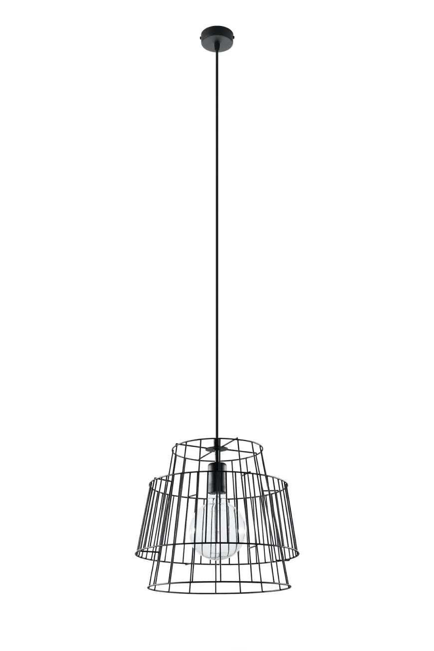 Lampa wisząca GATE czarny - Sollux