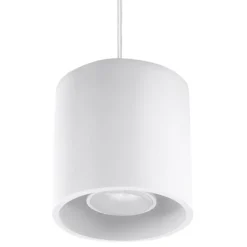 Lampa Wisząca ORBIS 1 Biały - Sollux