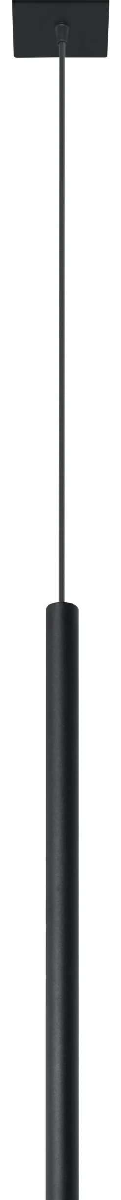 Lampa Wisząca PASTELO 1 Czarna - Sollux