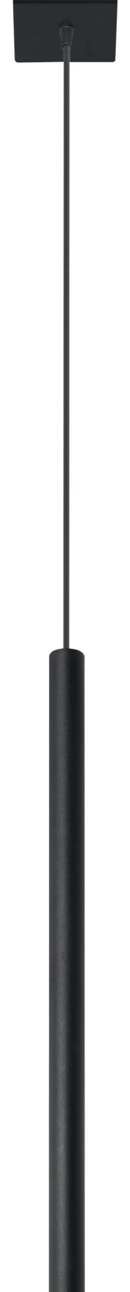 Lampa Wisząca PASTELO 1 Czarna - Sollux