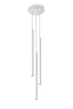 Lampa Wisząca PASTELO 3P Biała - Sollux